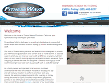 Tablet Screenshot of fitnesswavesocal.com
